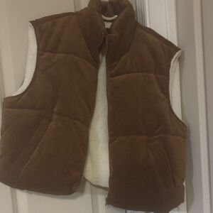 Fashion Nova Warm Brown Vest